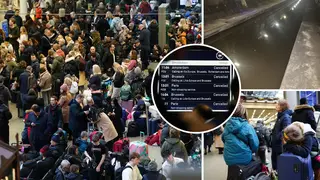 All Eurostar and Southeastern trains have been cancelled.