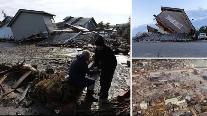 At least 30 people dead in Japan earthquake, as rescuers 'battle against  time' to free... - LBC