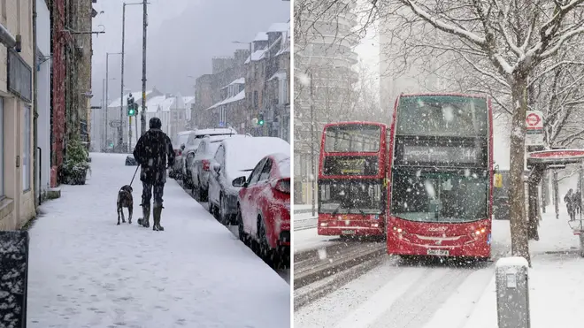 A snow blast is set to sweep the UK