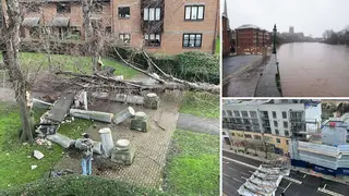 Storm Henk claims 'its first victim' after 80mph winds battered Britain