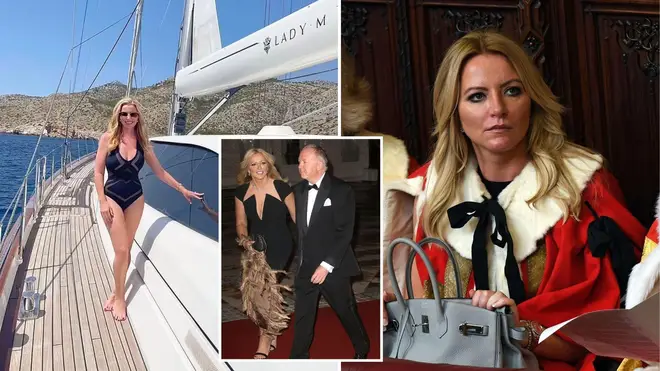 Tory peer Michelle Mone and her husband Doug Barrowman (inset) launch £80m firesale of luxury villa, superyacht (left) and private jet amid PPE scandal