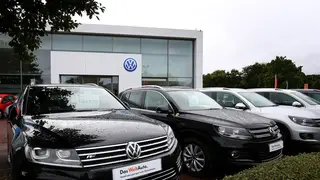 Volkswagen cars for sale at a dealership