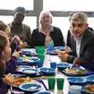 Mayor of London Sadiq Khan during a visit to Torridon Primary School in south east London, to announce the extension of free school meals in London's primary schools for the next academic year.