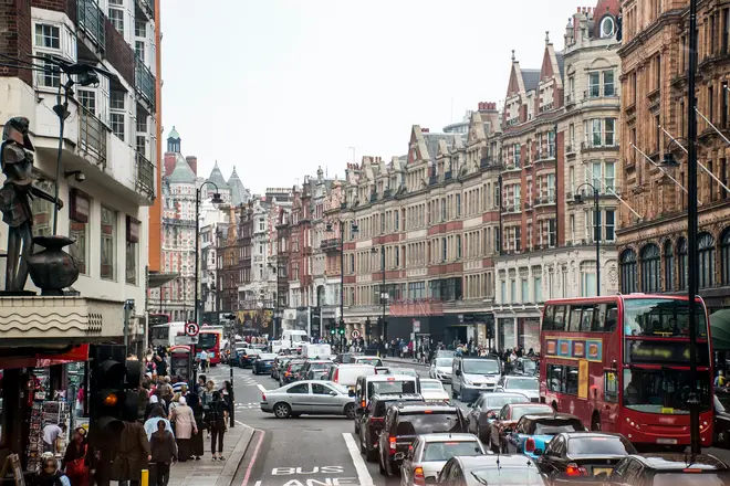 The average 10km journey in central London takes an average of nearly 40 minutes, the study says.