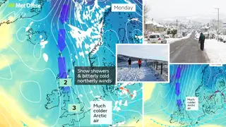 The Met Office has revealed fresh snow maps for next week