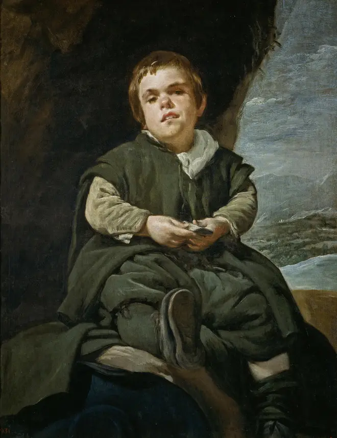Velázquez' portrait of Francisco Lezcano, el Niño de Vallecas (The Boy from Vallecas), 1643-45