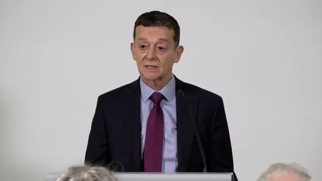 Malcolm Newsam during a press conference for the publication of the independent assurance review into child sexual exploitation in Rochdale