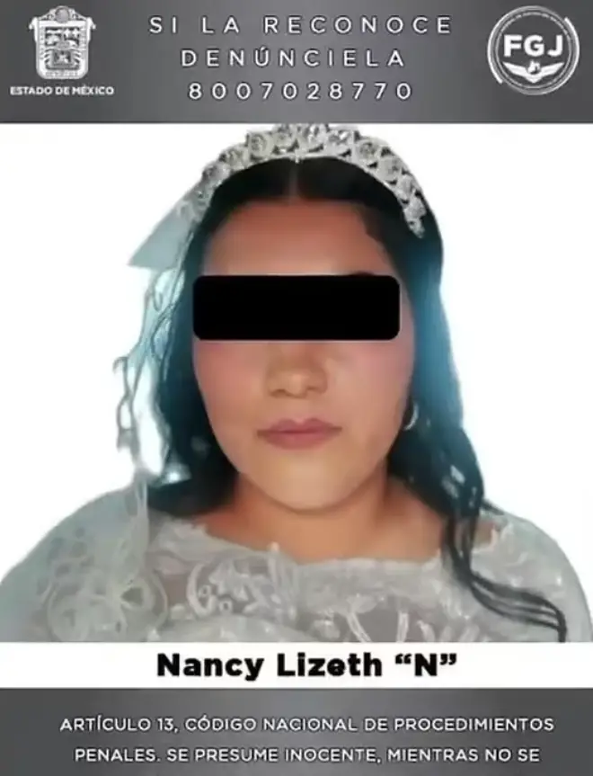 The bride, Nancy N., was arrested on December 22 ahead of her wedding