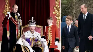 The future monarch's priority is training George to be a good king