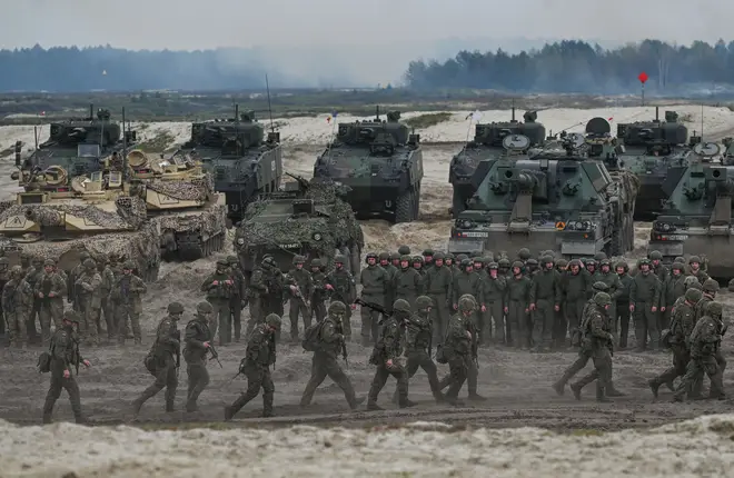 NATO troops are meeting for a massive training exercise next week