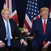 Johnson and Trump in 2019
