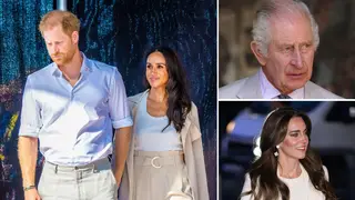 Harry and Meghan 'sent get well messages' to Charles and Kate