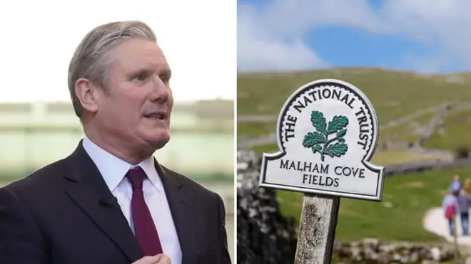 Keir Starmer will defend the National Trust