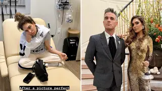 Ayda Field was taken ill after a night out with her husband Robbie Williams