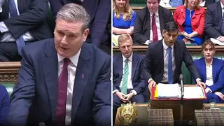 Sir Keir Starmer said that Tories are ‘giving up’ on Rishi Sunak