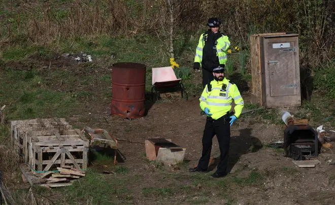 Police searching allotments for baby Victoria Marten after the arrest of her mother Constance Marten and her partner Mark Gordon