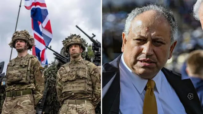 Carlos del Toro urged the UK to 'reassess' the size of its military