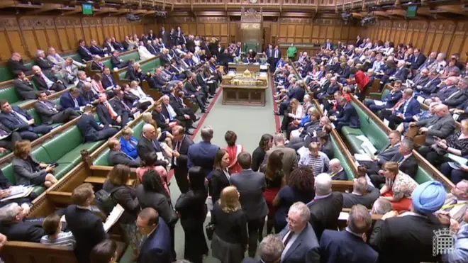 MPs in the Commons chamber