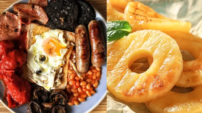 A full English should have grilled pineapple instead of tomato, says a connoisseur