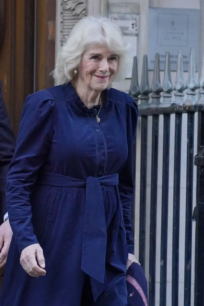 Camilla has said King Charles is doing "fine" after prostate surgery
