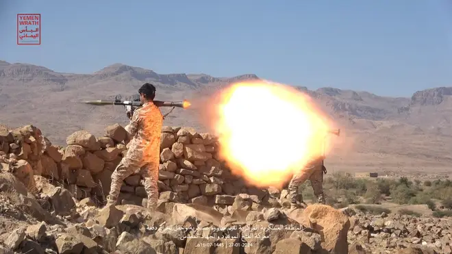 Houthi Military Attacks Excercises In Yemen 2024