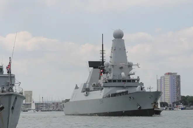 The HMS Diamond successfully shot down a Houthi attack drone.