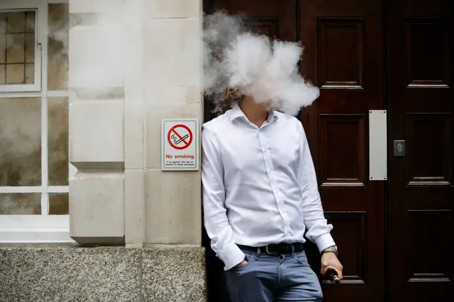 The Government says vaping should only be used as a transition away from smoking tobacco