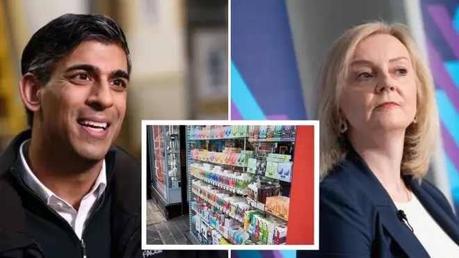 Rishi Sunak faces a backlash from the Conservative right over vaping and smoking plans, including Liz Truss