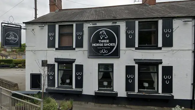 The baby was found at a pub in Leeds
