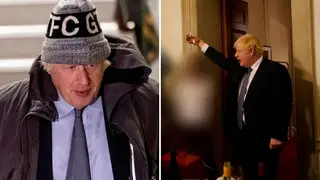 As well as the Brexit bash, Boris Johnson was pictured at leaving drinks during the pandemic