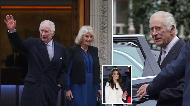 King Charles has left the London Clinic hours after Kate went home