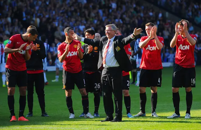 Sir Alex Ferguson's final game as Manchester United manager ended in a 5-5 draw against West Brom