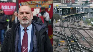 Mick Whelan told LBC the government  'created a problem on the railways they didn’t need to create'