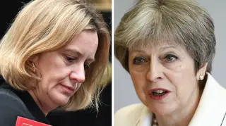 Amber Rudd and Theresa May