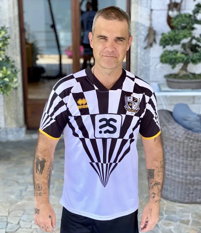 Robbie Williams is a lifelong fan of the club