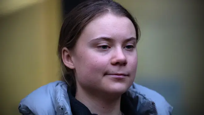 Greta Thunberg leaves Westminster Magistrates Court