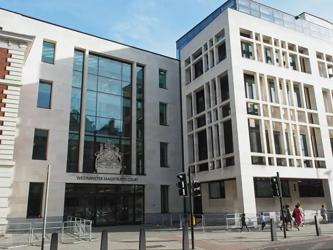 A view of Westminster Magistrates Court in London