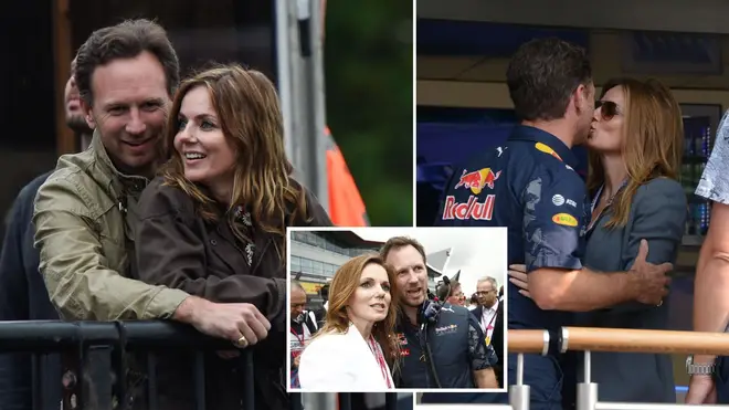 Geri Halliwell está 'muito chateada para se envolver com alguém' enquanto seu marido, o chefe da Red Bull Fórmula 1, Christian Horner, é investigado por suposto 'comportamento impróprio', revelou um amigo