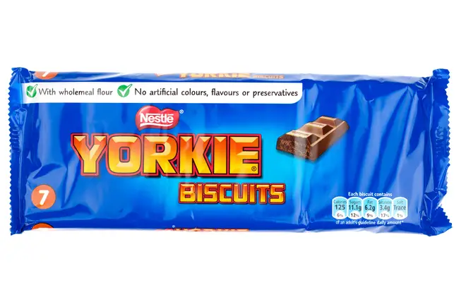 Yorkie biscuit bars are also set to go.