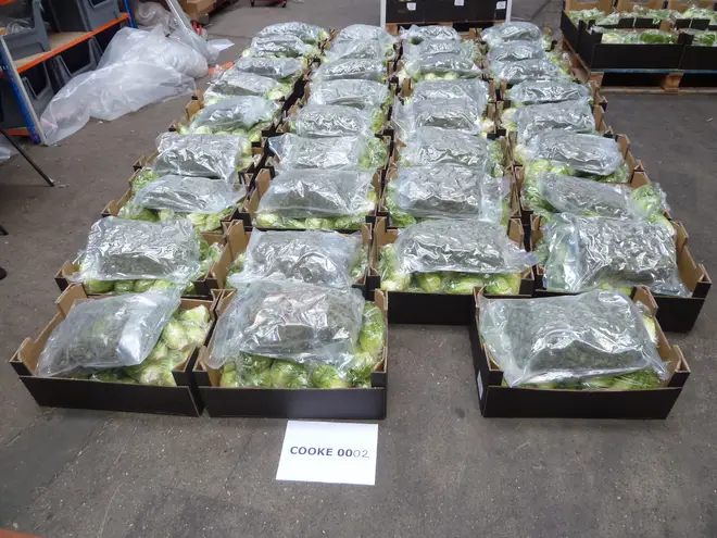 Drugs hidden amongst lettuce in lorries travelling through Dover
