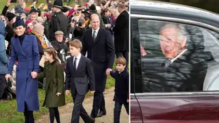 Kate has left Windsor for half-term with the children.