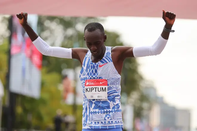 Kevin Kiptum won the London Marathon in 2023