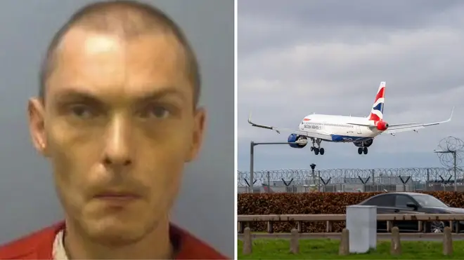 Craig Sturt is accused of flying to JFK from Heathrow without documentation