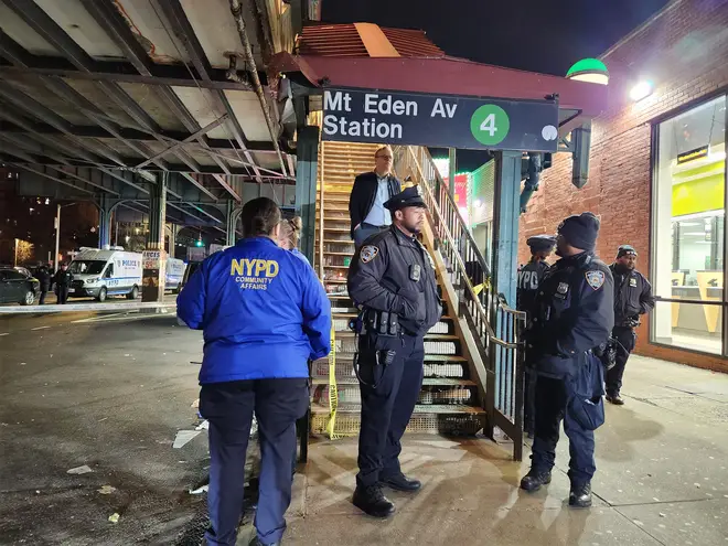The shooting happened at around 4.38pm in the Bronx