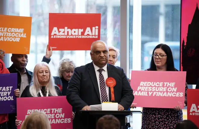 Labour has withdrawn its support for Rochdale by-election candidate Azhar Ali, following criticism of remarks he made about Israel.