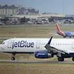 A JetBlue plane