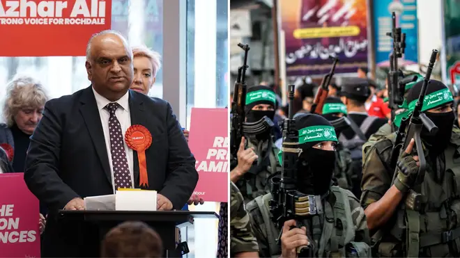 'Even Hamas would be shocked at Azhar Ali's comments', a member of the Labour Party's governing body has told LBC