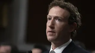 Meta CEO Mark Zuckerberg, testifies during a Senate Judiciary Committee hearing on Capitol Hill in Washington, Wednesday, Jan. 31, 2024, on child safety. (AP Photo/Manuel Balce Ceneta)
