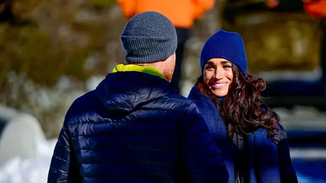 Harry and Meghan attending the second day of the One Year to Go Event before the Invictus Games Vancouver Whistler 2025