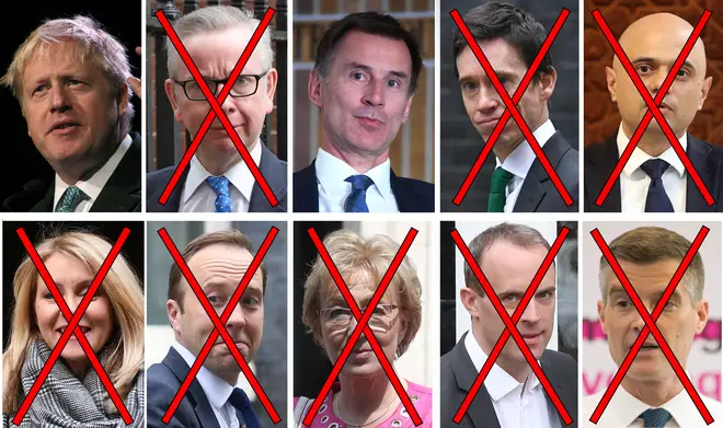 The 10 candidates the Conservatives voted on